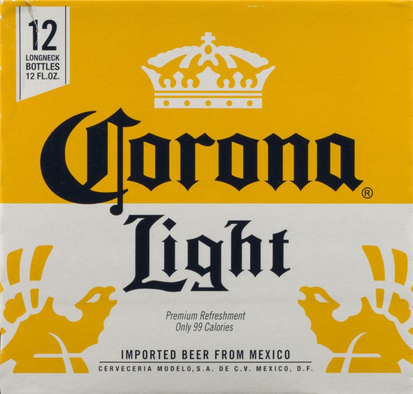 12PK Corona Light Beer 12 fl oz Bottles