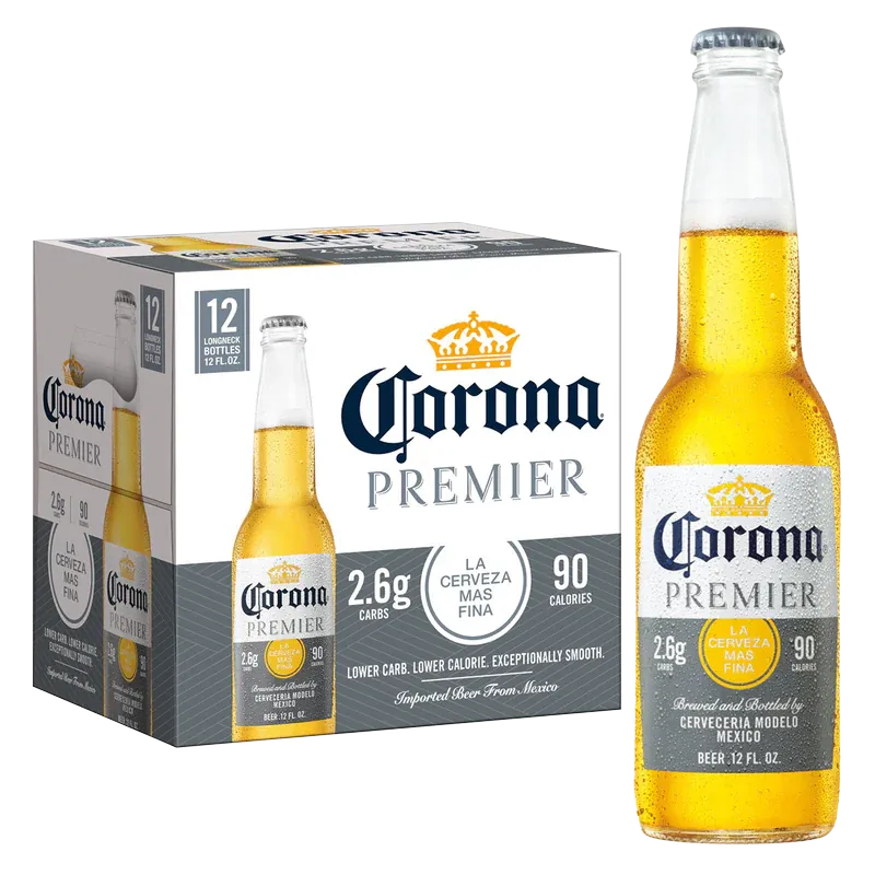 12PK Corona Premier Beer 12 fl oz Bottles